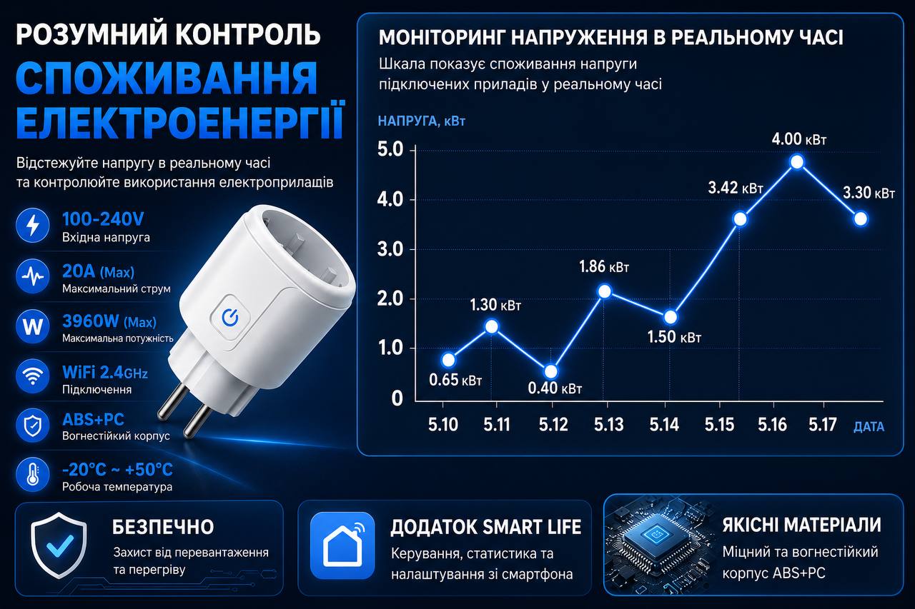 Розумна WiFi-розетка